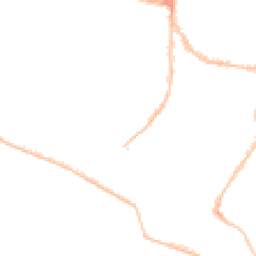Night-time road noise heatmap for PO5 2NT