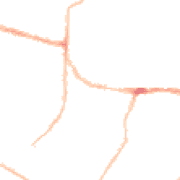 Night-time road noise heatmap for PO5 2SU