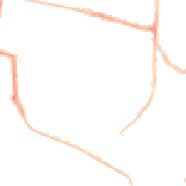 Night-time road noise heatmap for PO5 3QQ