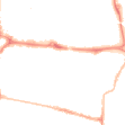 Night-time road noise heatmap for PO5 4BF