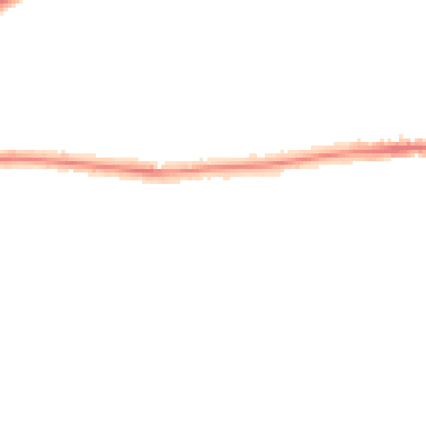 Night-time road noise heatmap for PO6 2LT