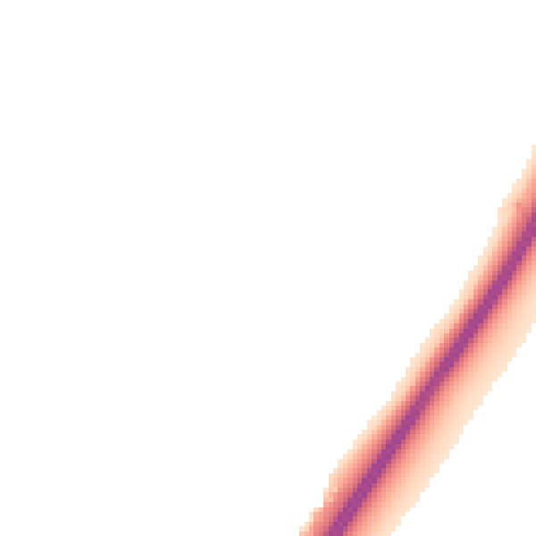 Night-time road noise heatmap for PO8 0WH