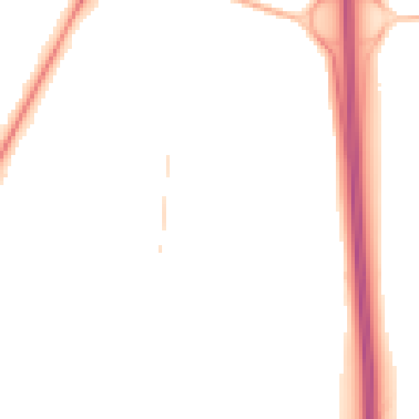Night-time road noise heatmap for PO8 9EP