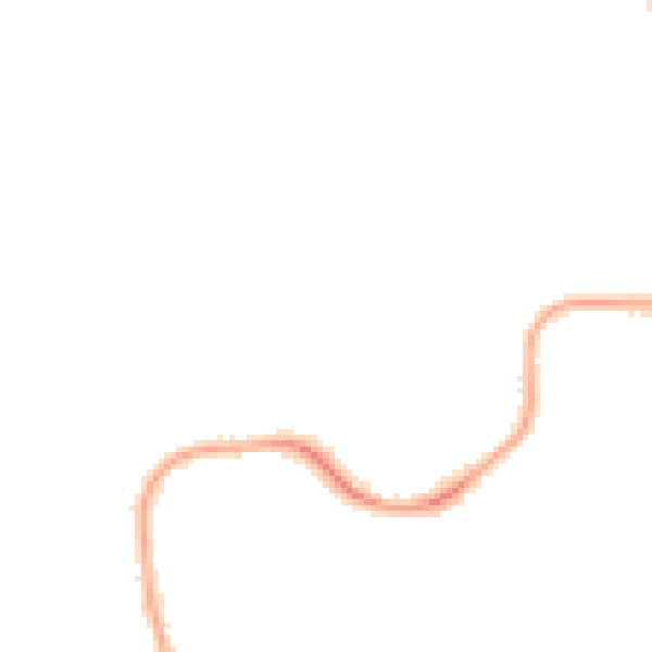 Night-time road noise heatmap for PO8 9FE