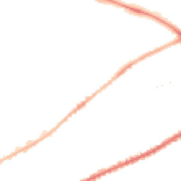 Night-time road noise heatmap for PR1 5EY