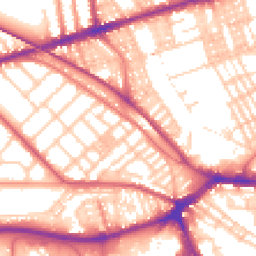 Daytime road noise heatmap for PR2 1BY