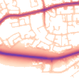 Daytime road noise heatmap for PR2 1PG