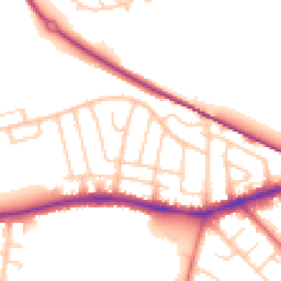 Daytime road noise heatmap for PR2 1ST