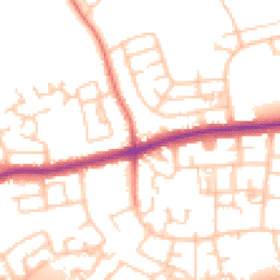 Daytime road noise heatmap for PR2 1TL