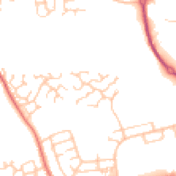 Daytime road noise heatmap for PR2 1XB