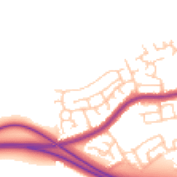Daytime road noise heatmap for PR2 1XR