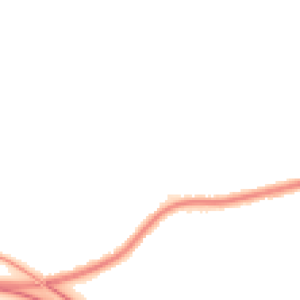 Night-time road noise heatmap for PR2 1YD