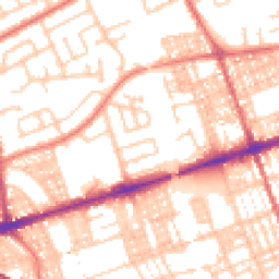 Daytime road noise heatmap for PR2 2HP