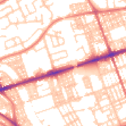 Daytime road noise heatmap for PR2 2HS