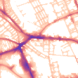 Daytime road noise heatmap for PR2 2NH
