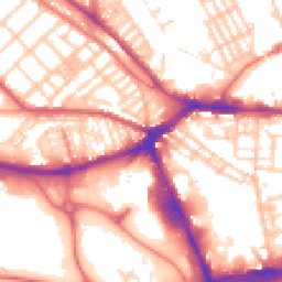 Daytime road noise heatmap for PR2 2NN