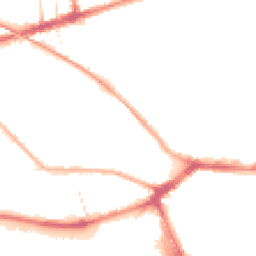 Night-time road noise heatmap for PR2 2YR