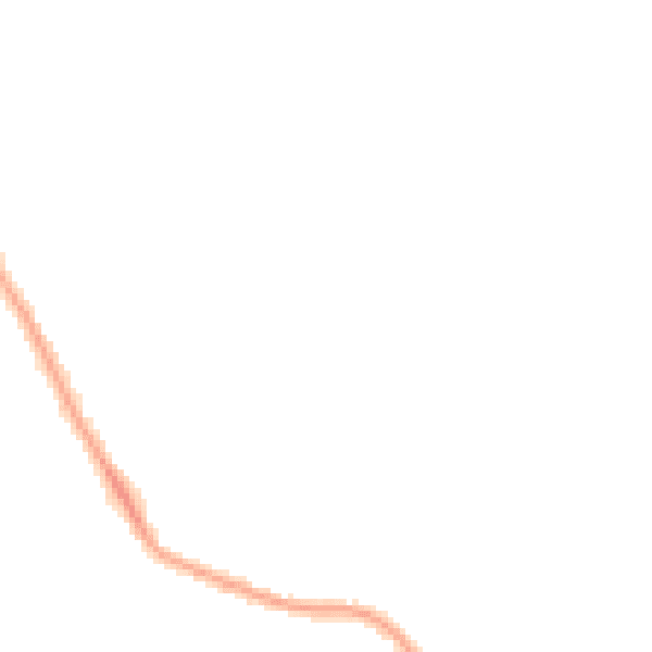 Night-time road noise heatmap for PR2 3GD
