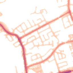 Daytime road noise heatmap for PR2 3RS