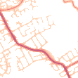 Daytime road noise heatmap for PR2 3UD