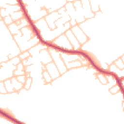 Daytime road noise heatmap for PR2 3UR