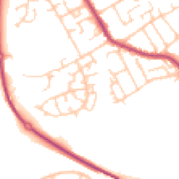 Daytime road noise heatmap for PR2 3XR