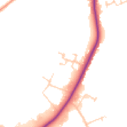 Daytime road noise heatmap for PR2 5BU
