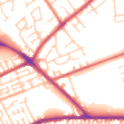 Daytime road noise heatmap for PR2 6PH