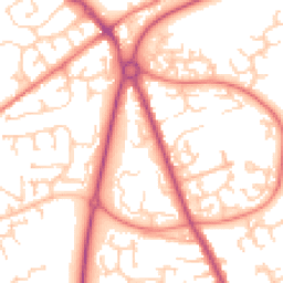 Daytime road noise heatmap for PR2 7AD