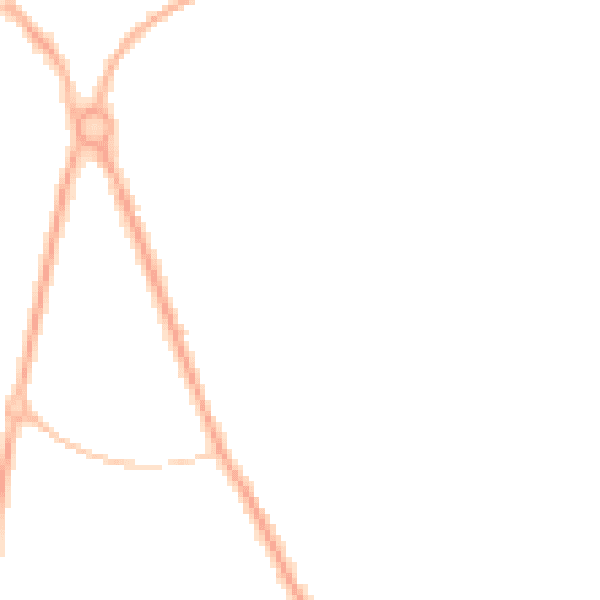 Night-time road noise heatmap for PR2 7DT