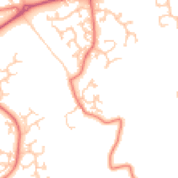 Daytime road noise heatmap for PR2 7EB