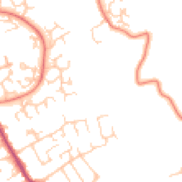 Daytime road noise heatmap for PR2 7FF