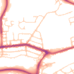 Daytime road noise heatmap for PR2 8DL