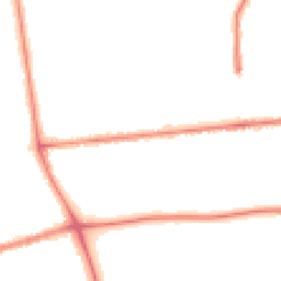 Night-time road noise heatmap for PR2 8EA