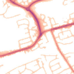 Daytime road noise heatmap for PR2 8FA