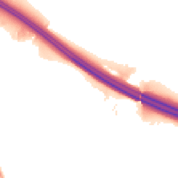 Night-time road noise heatmap for PR2 9LG