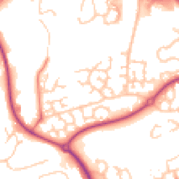 Daytime road noise heatmap for PR2 9PG