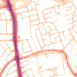 Daytime road noise heatmap for PR2 9RR