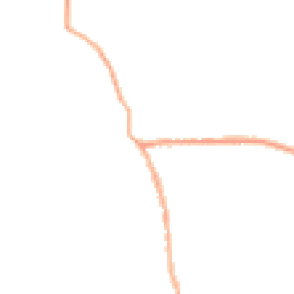 Night-time road noise heatmap for PR26 9HL