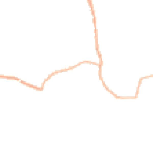 Night-time road noise heatmap for PR26 9SJ