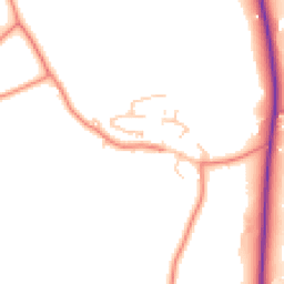 Daytime road noise heatmap for PR3 0AS