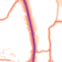 Daytime road noise heatmap for PR3 0BP