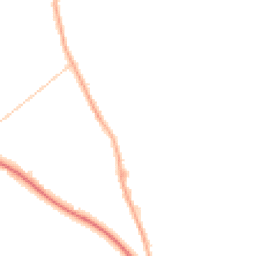 Night-time road noise heatmap for PR3 0BY