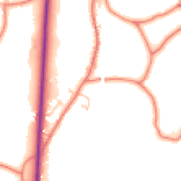 Daytime road noise heatmap for PR3 0FR