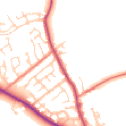 Daytime road noise heatmap for PR3 0HD