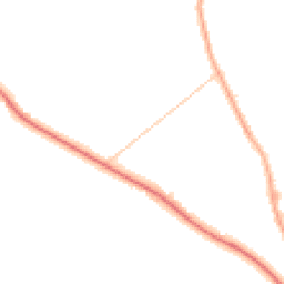 Night-time road noise heatmap for PR3 0HF