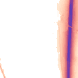 Night-time road noise heatmap for PR3 0PW
