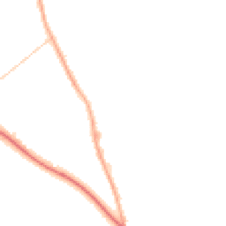 Night-time road noise heatmap for PR3 0QH
