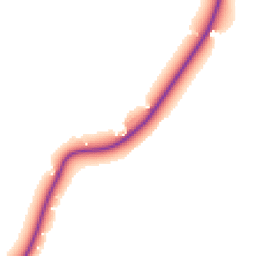 Daytime road noise heatmap for PR3 0SZ