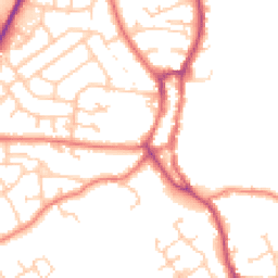 Daytime road noise heatmap for PR3 1HF